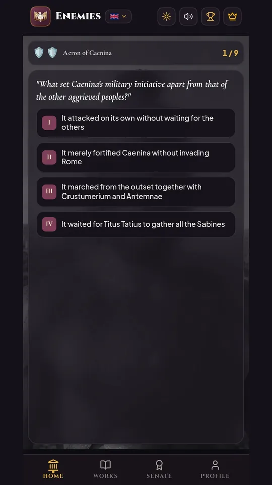 Imperium Trivia — The duel