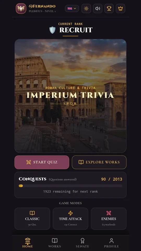 Imperium Trivia — Home